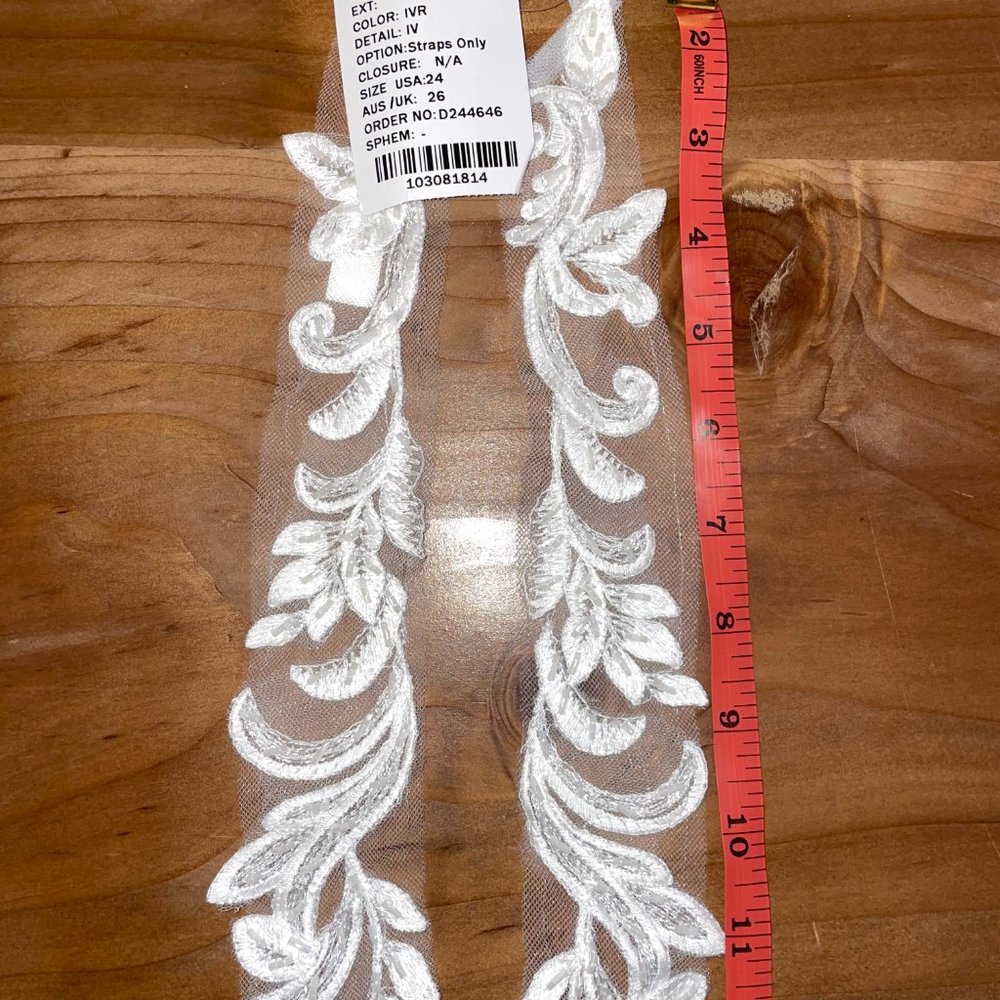 Ivory Wedding Dress Straps